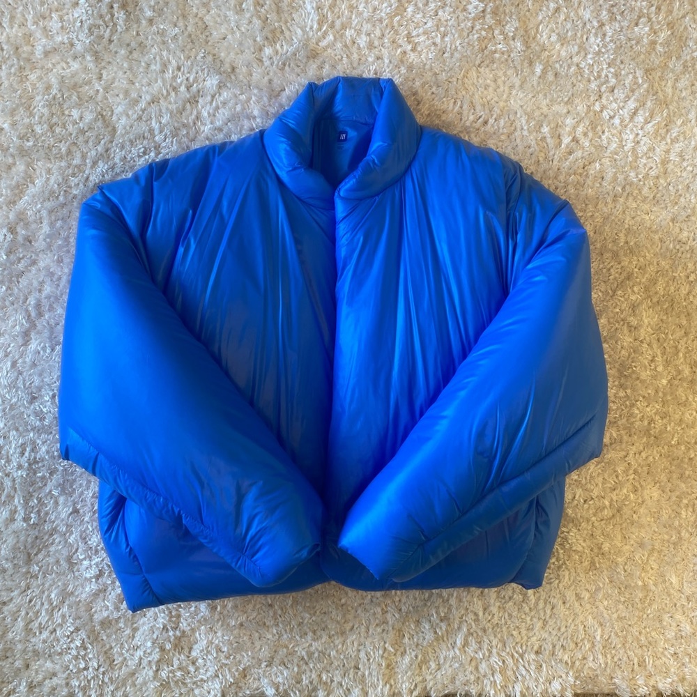 YEEZY GAP ROUND JACKET - MEDIUM, BLUE